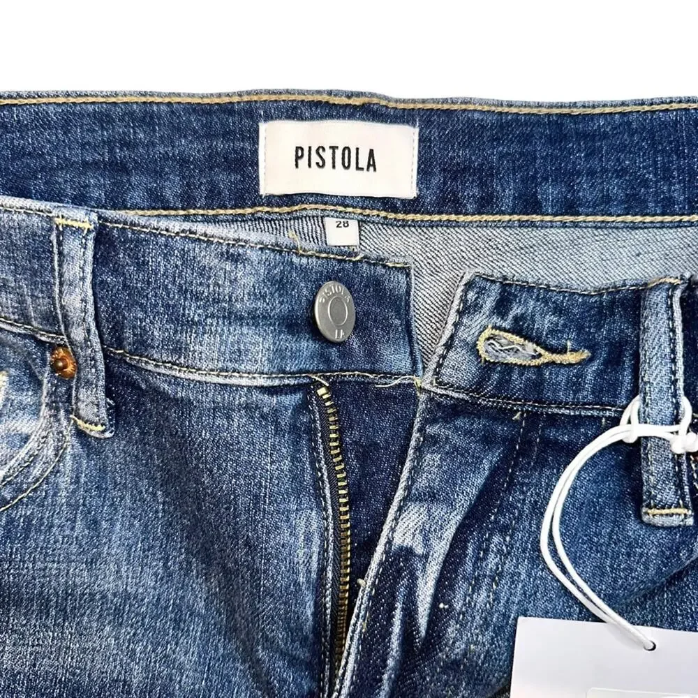 NWT Pistola High Rise Cropped Skinny Jeans 28